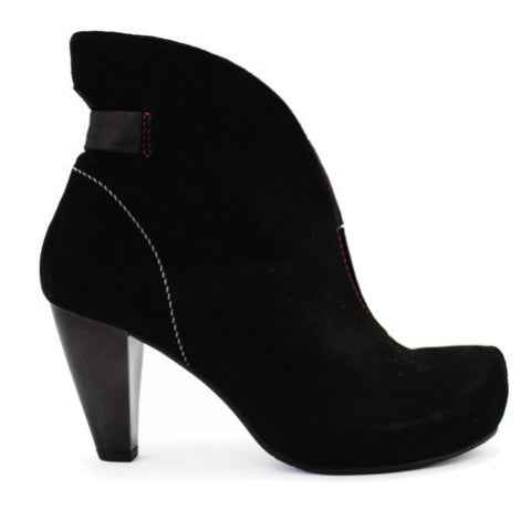 Livre - Black Suede ankle boot- PRE ORDER