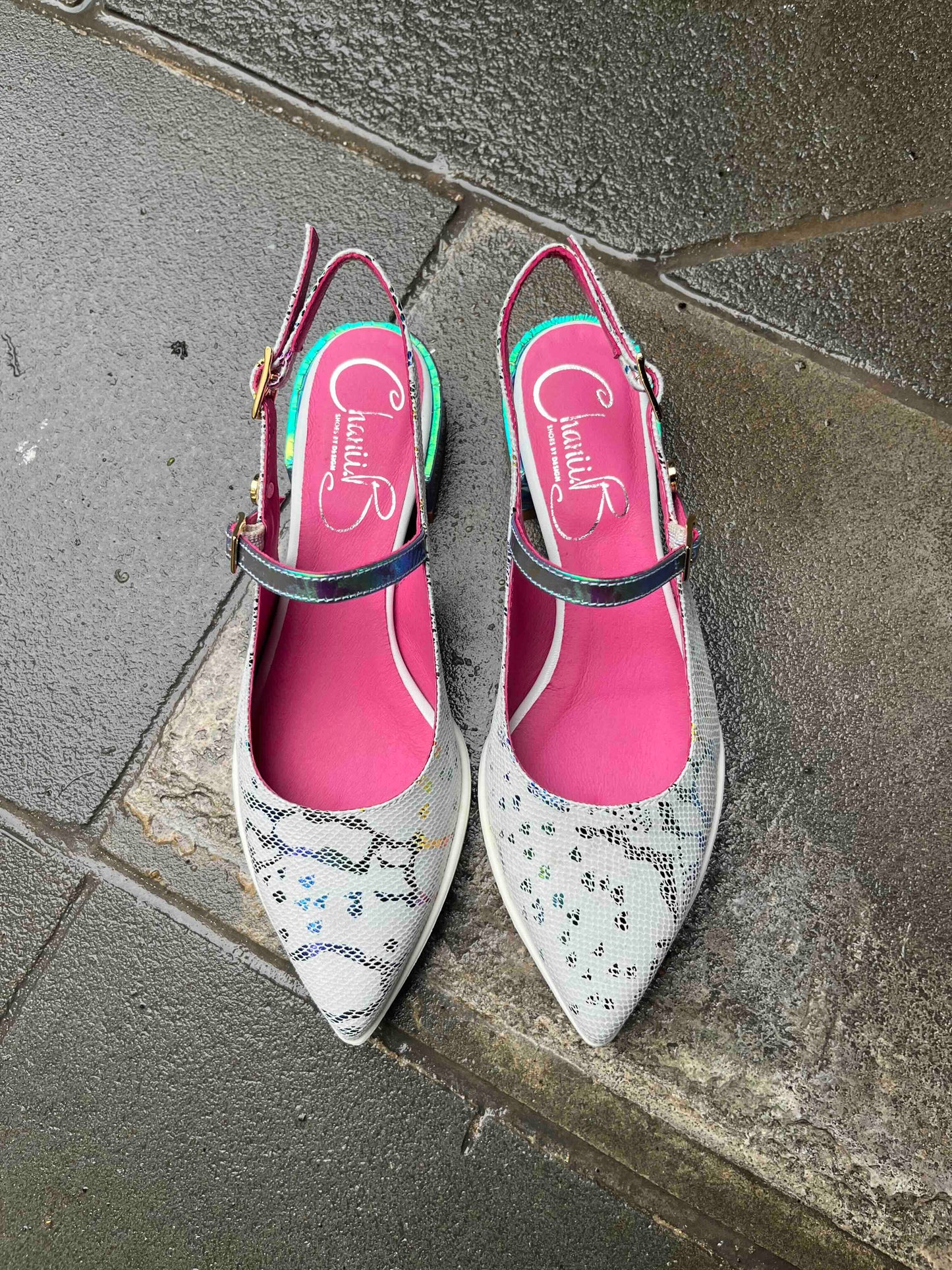 Pirot-White rainbow flat