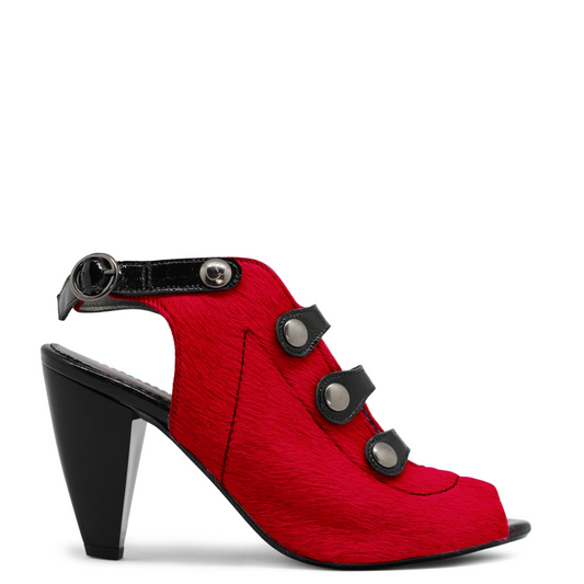 RED HEEL OPEN TOE SHOES