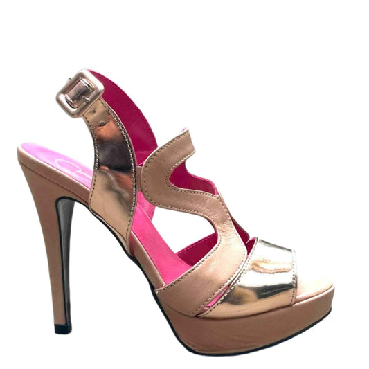 Talon - Rose/Nude platform heel Last pair 35