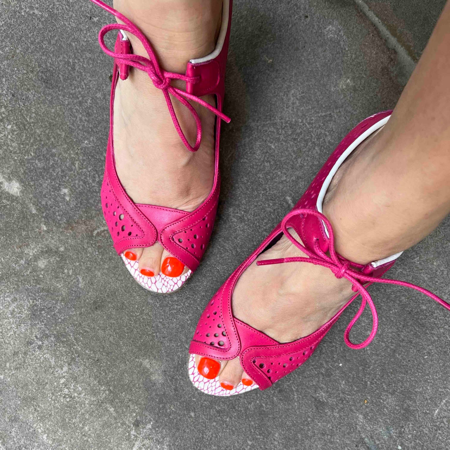 Tarte - Fuchsia Print lo heel shoe