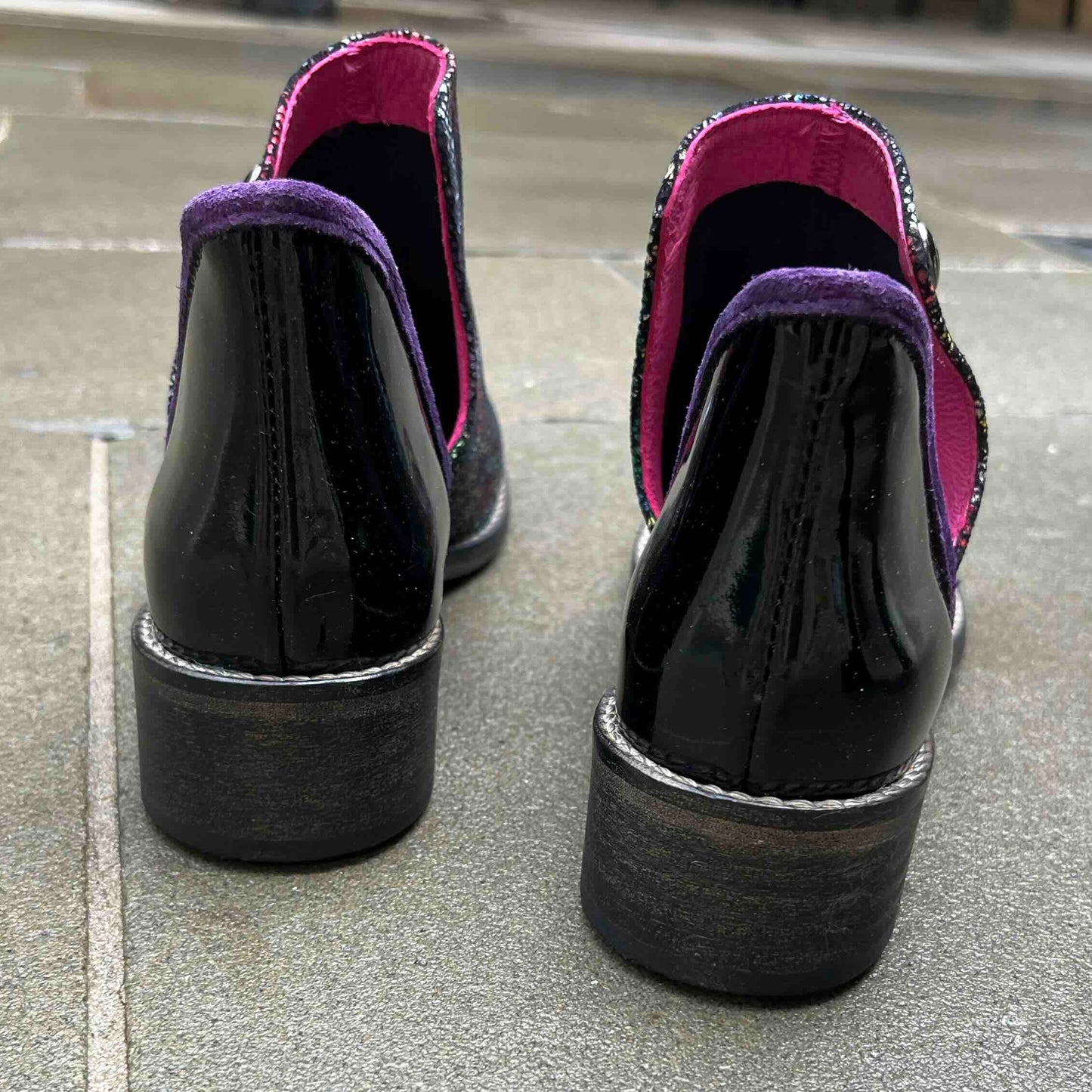 Zippette -Limited edition Butterflies ankle boot - Chanii B