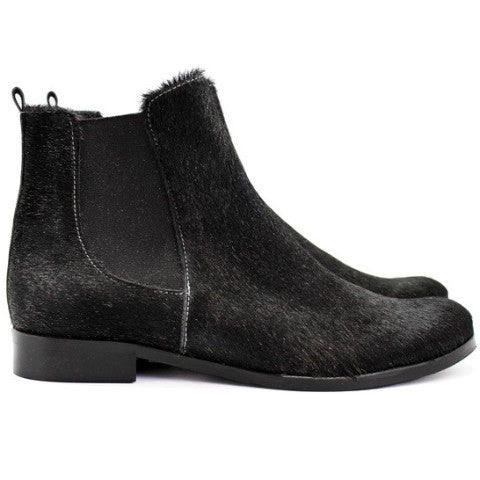 Taille - Black Platinum Cowhide Chelsea boot - Chanii B