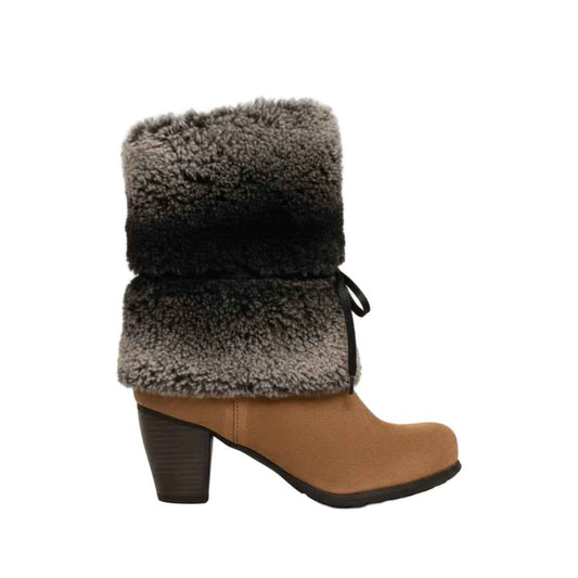 Pulpeux Red suede long leg boot