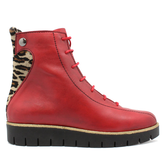 Bang - Red Natural Leopard- Boot - Chanii B
