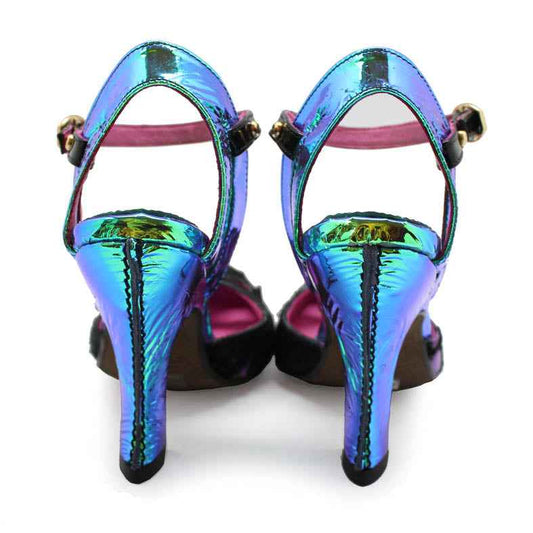 Bec - Black Rainbow Unicorn High heel