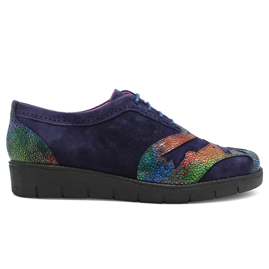 Blanc - Navy Multi lace shoe- last pair 39! - Chanii B