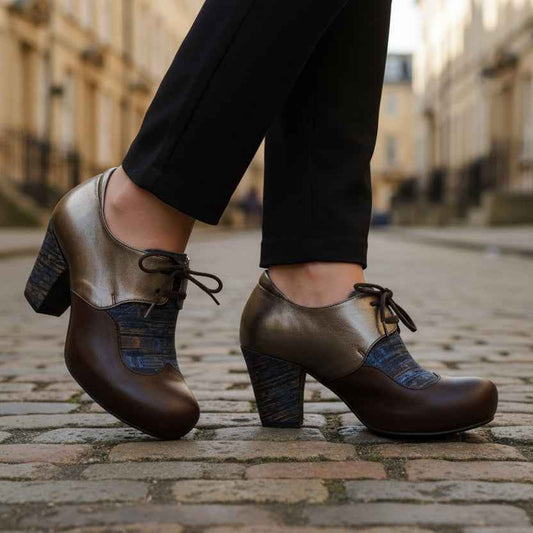 Bois - Brown/Blue/Bronze- last pair 36
