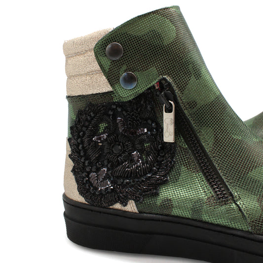 Chat - Military Green ankle boot - Chanii B