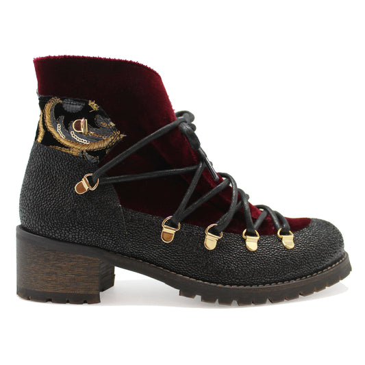 Chukar - Wine Velvet warm winter boot - Chanii B