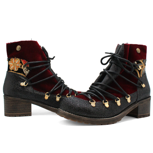 Chukar - Wine Velvet warm winter boot - Chanii B