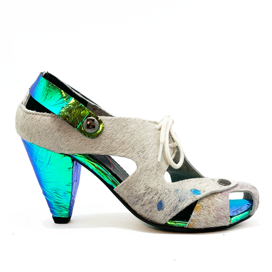 Coco - White Rainbow Blue Foil - Chanii B