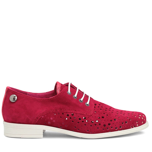 Cordon - Red Suede lace up - Chanii B