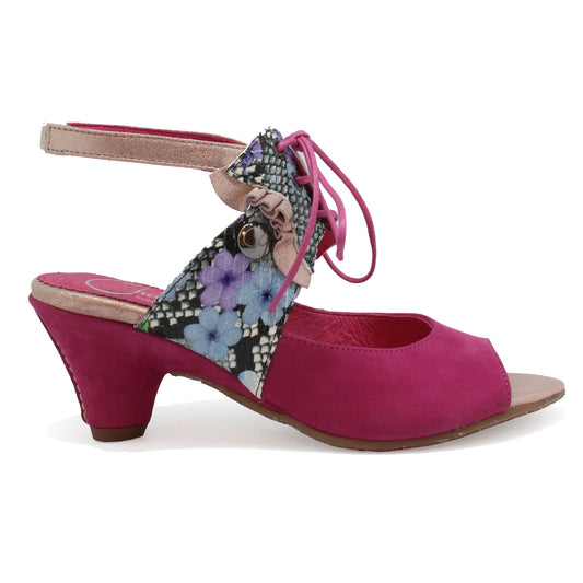 Fate - Fuchsia Flower- open toe sandal- last pair 40! - Chanii B