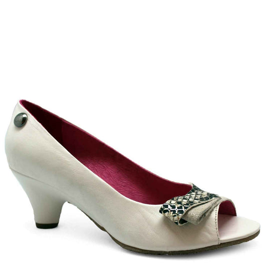 Frise - Ivory- open toe shoe- sizes 40 and 41 left!