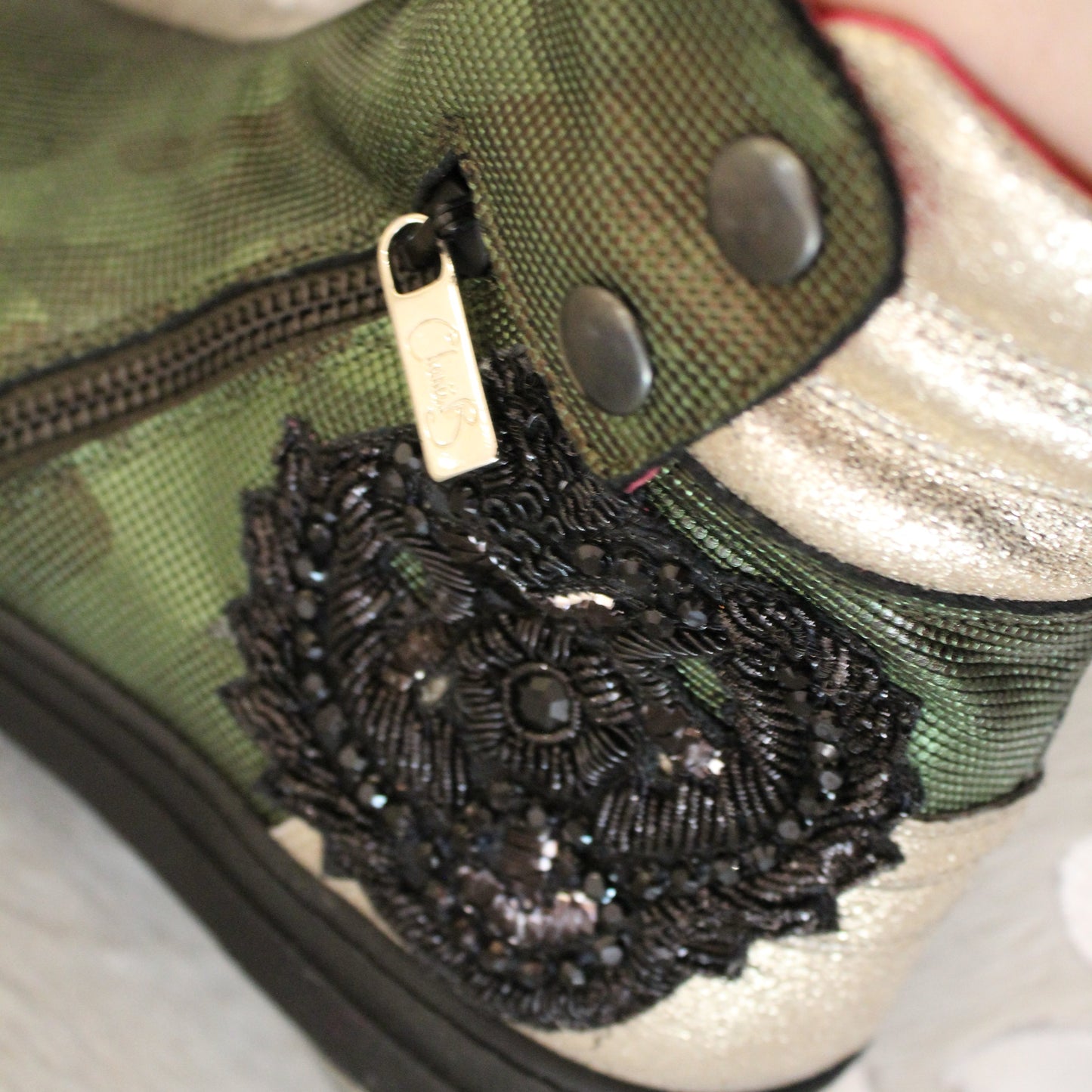 Chat - Military Green ankle boot - Chanii B