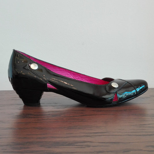 Clique - Black Patent- low heel shoe- Last pair 41! - Chanii B