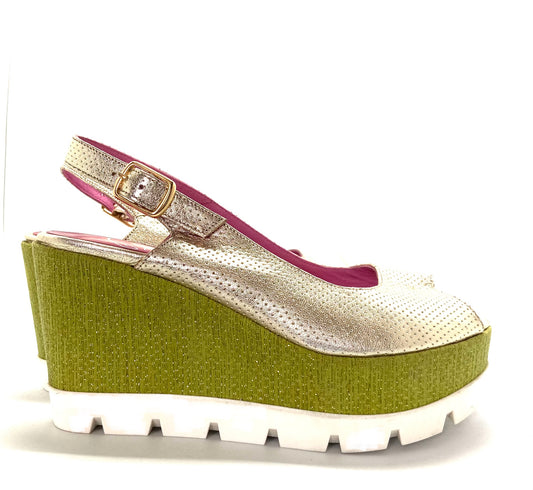 Fallon -Gold wedge LAST PAIR 37 - Chanii B