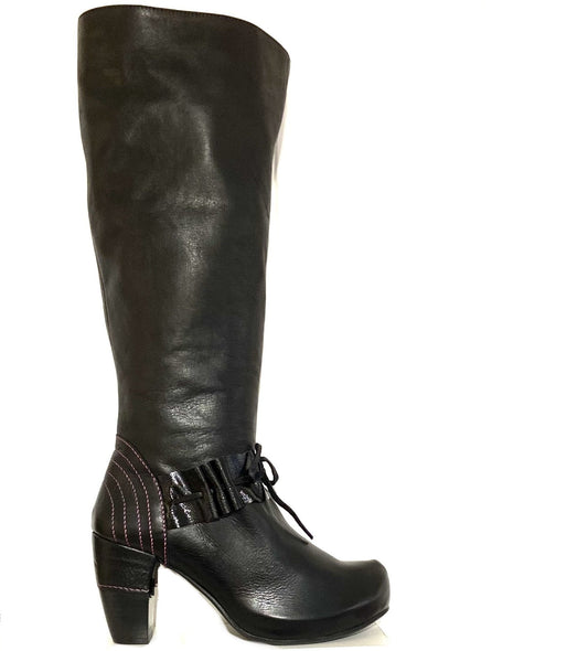Paprika - Black long leg boot - Last Pair 39 - Chanii B