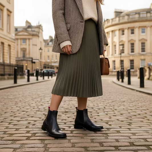 Taille black leather Chelsea ankle boot - Chanii B