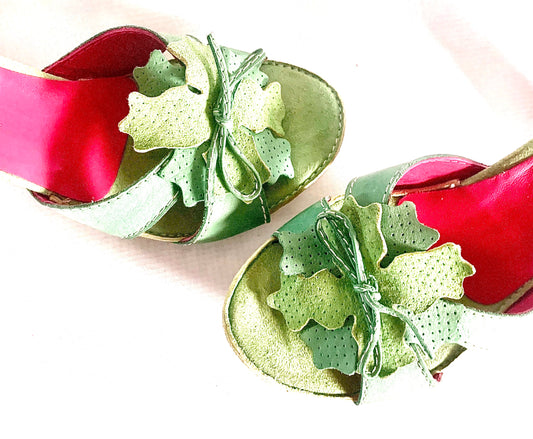 Pong Green Sandal- Last pairs 40 & 42! - Chanii B