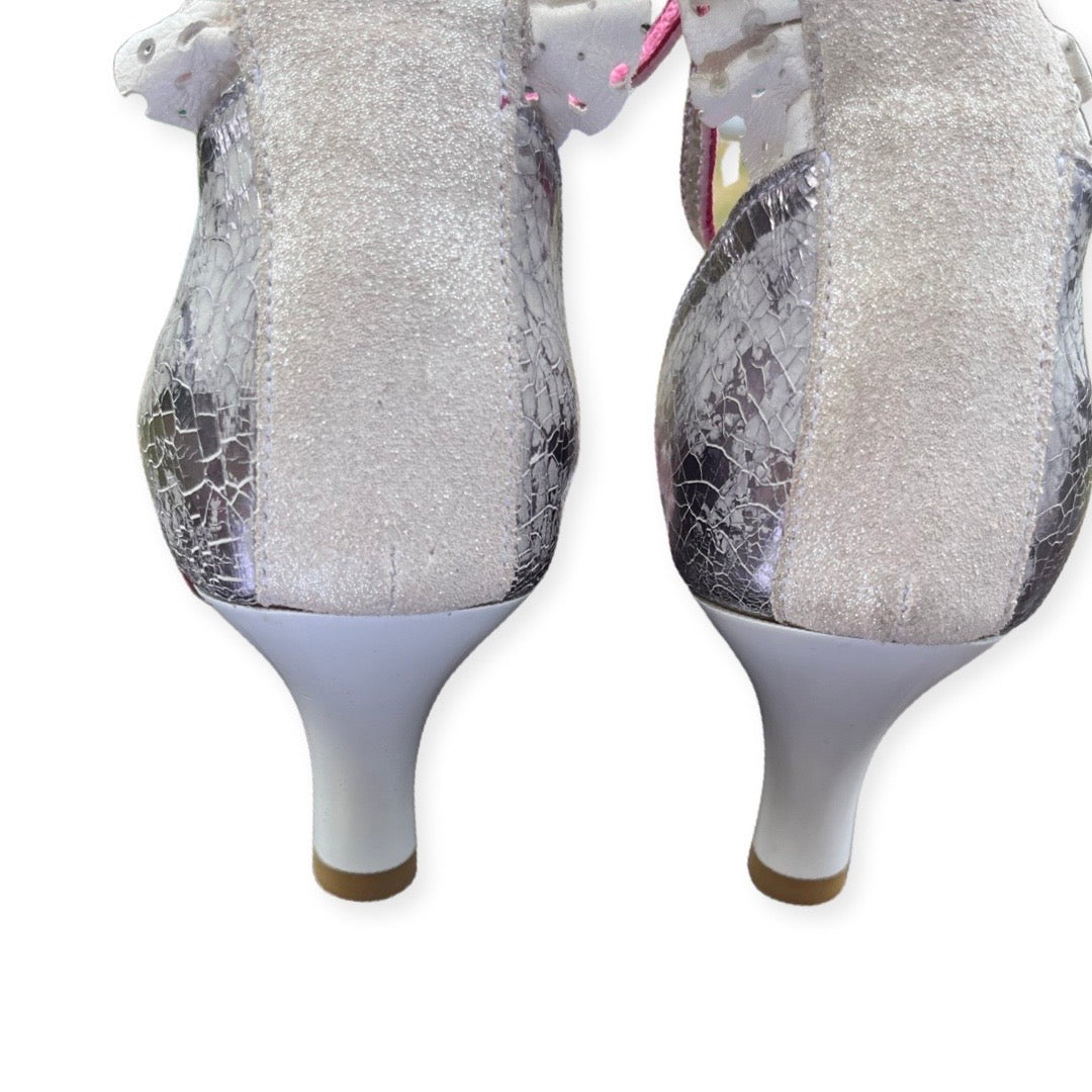 Spritz- Silver ivory sandal- Last pair 37! - Chanii B