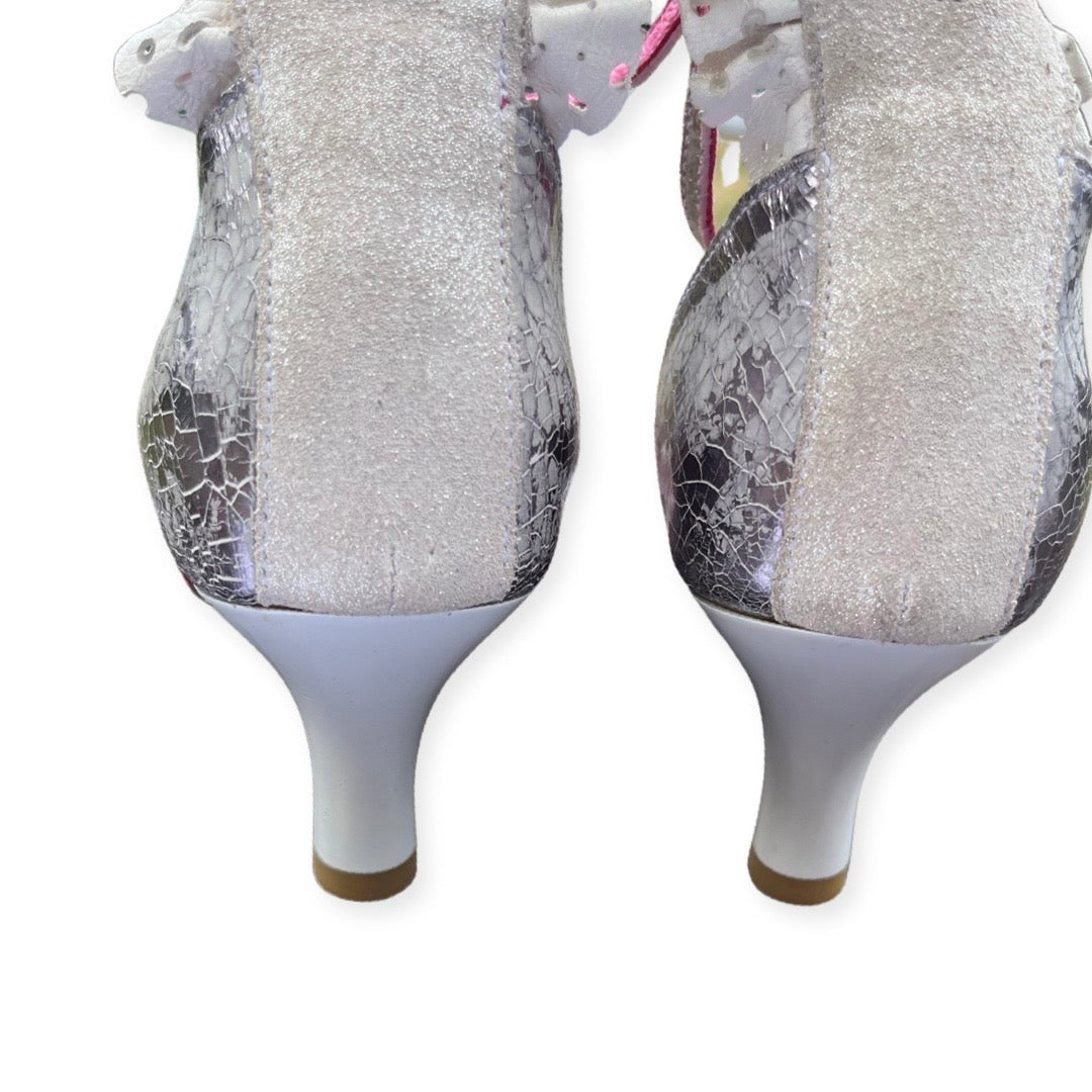 Spritz- Silver ivory sandal- Last pair 37!