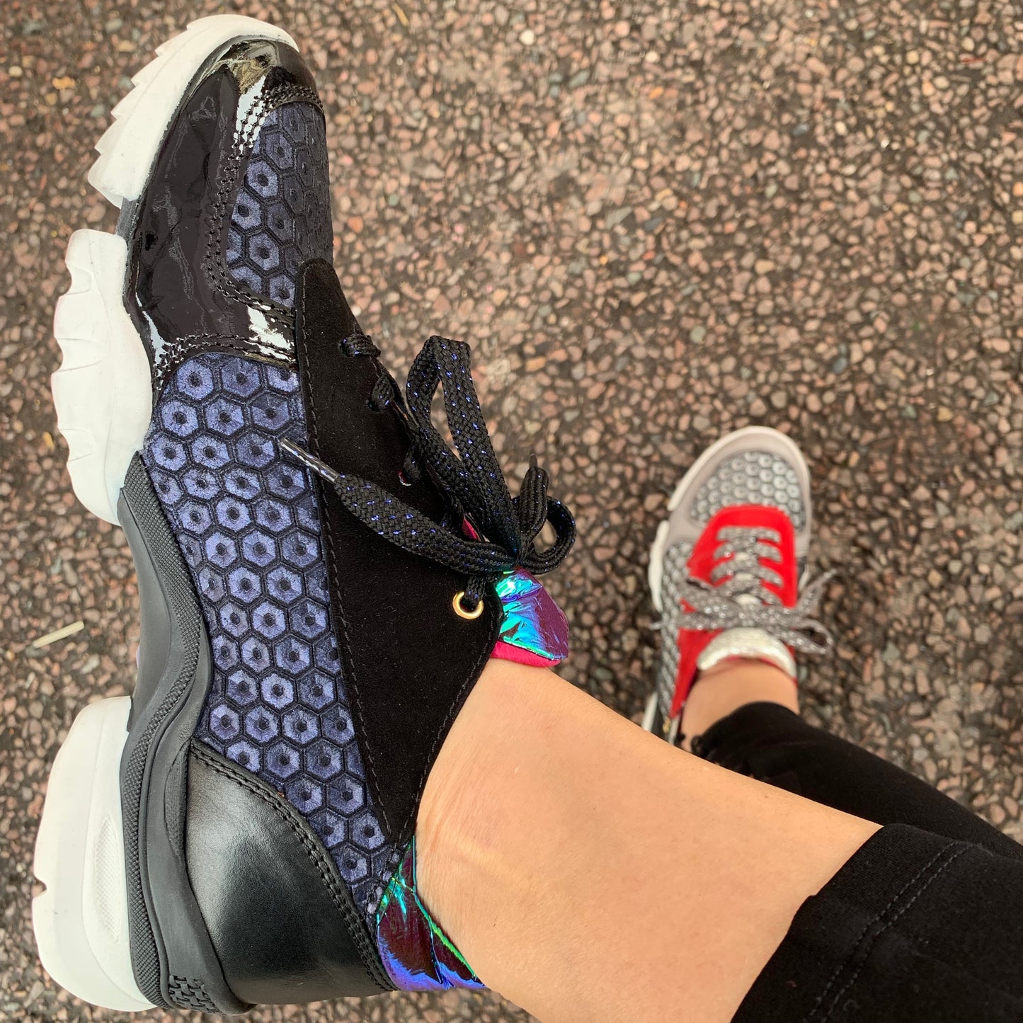 Aqua - Sneaker Black/Blue - Chanii B