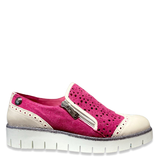 Zap - Pink/White slip on shoe - Chanii B