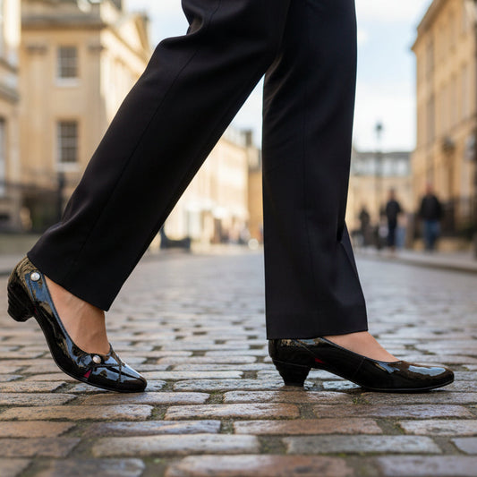 Clique - Black Patent- low heel shoe- Last pair 41! - Chanii B