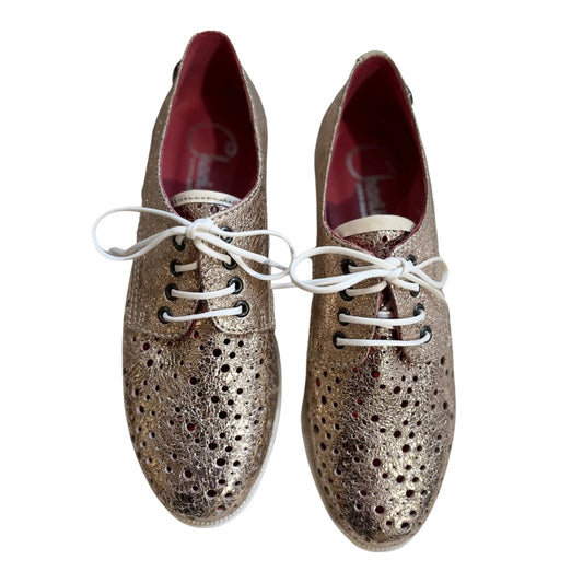 Cordon -Rose gold lace up shoe - Chanii B