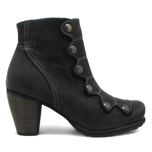 Jour - Black/Blue ankle boot- Last pairs 36 and 41
