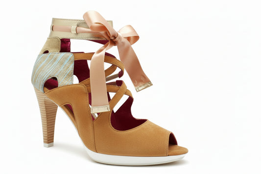 Jupiter - Natural/Mint sandal - Chanii B