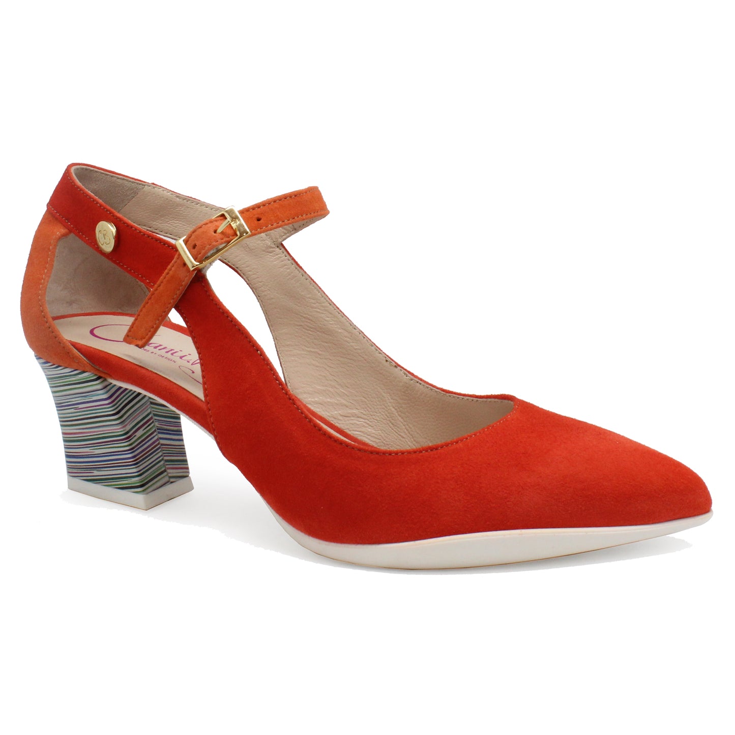 La La - Orange- Dress shoe - Chanii B
