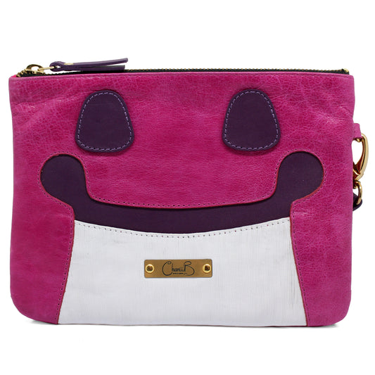 Large Aurelie - Pink clutch bag - Chanii B