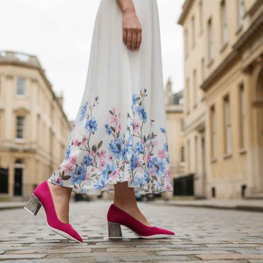 Lu Lu - Fuchsia Suede