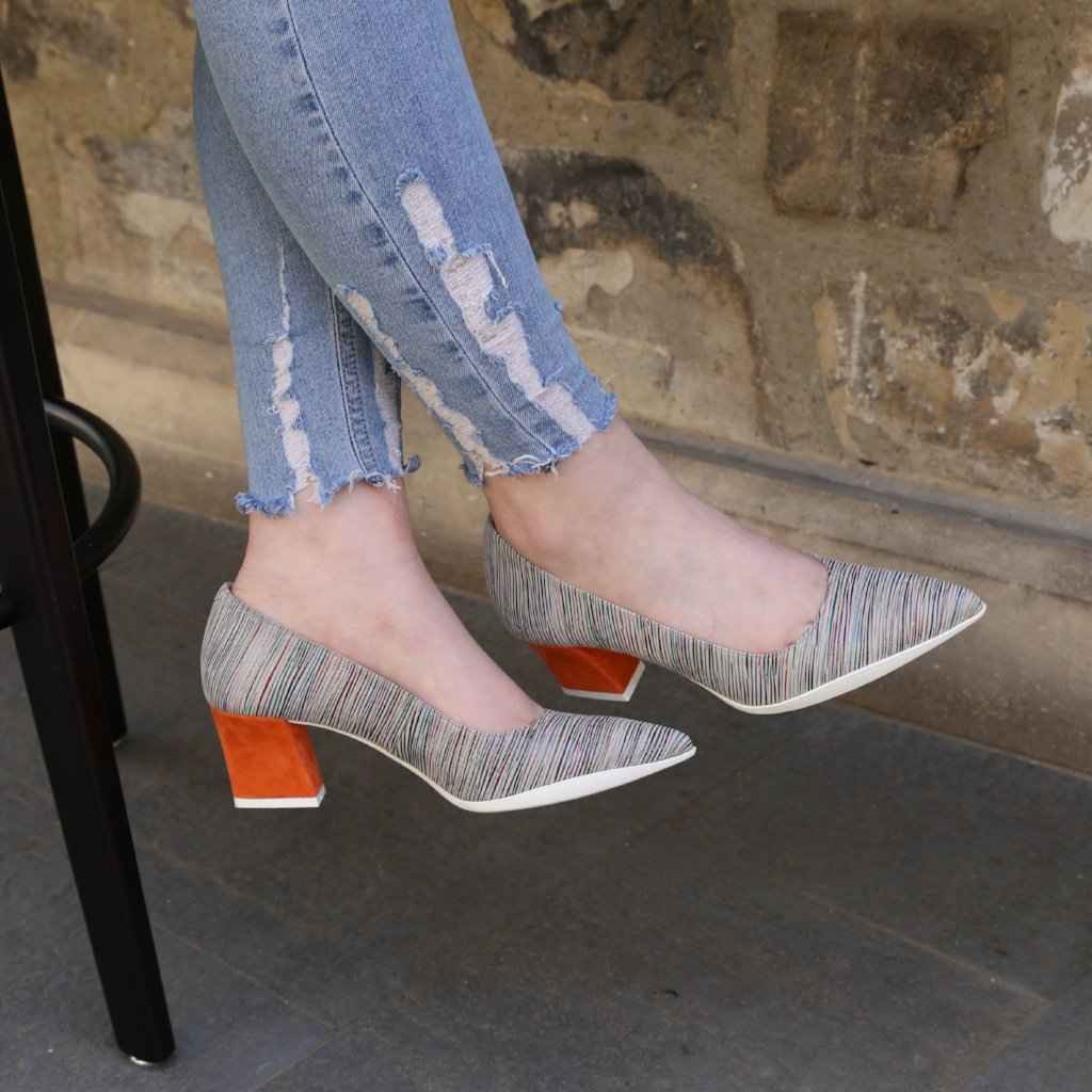 Lu Lu - Natural Stripe/Orange