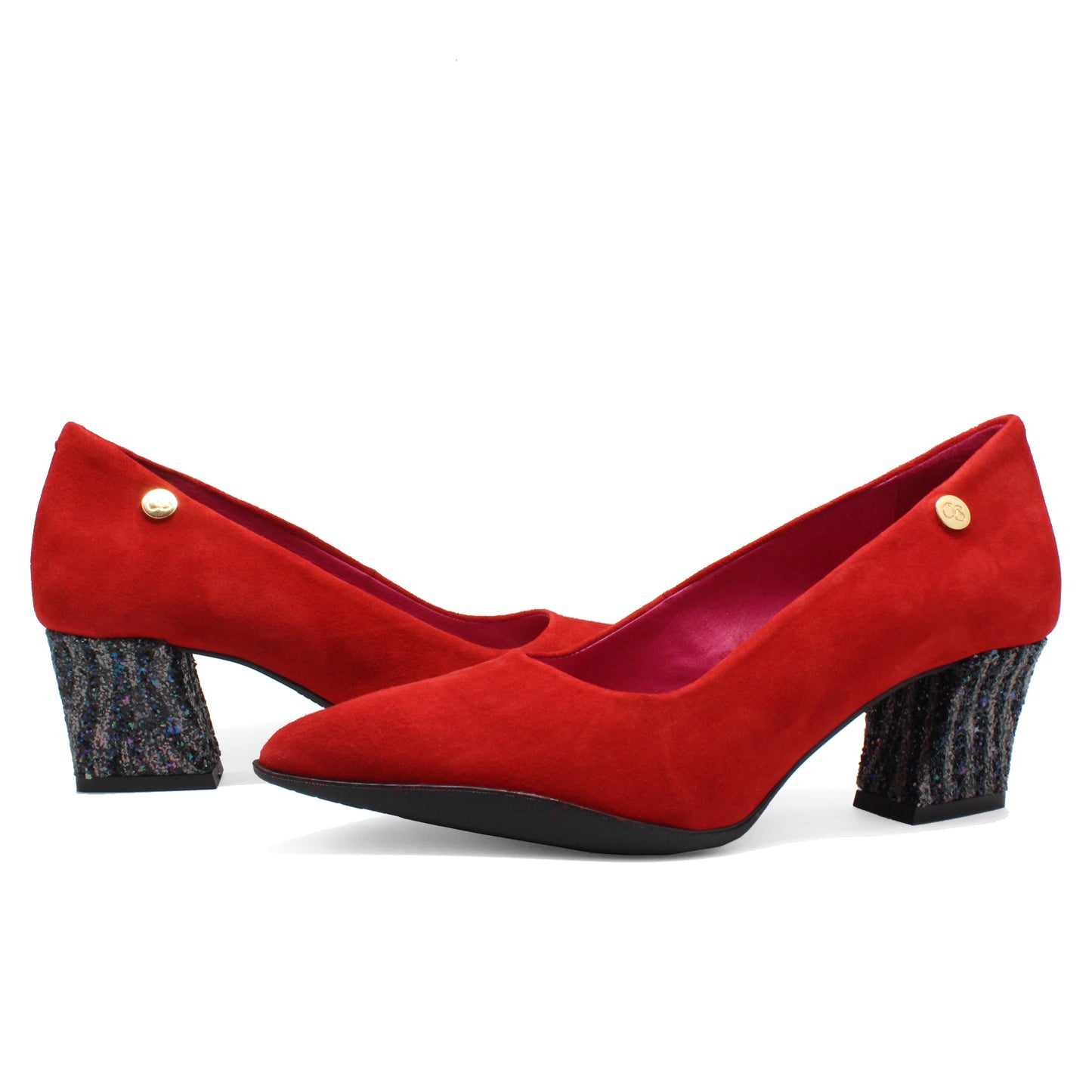 Lu Lu - Red Suede low heel - Chanii B