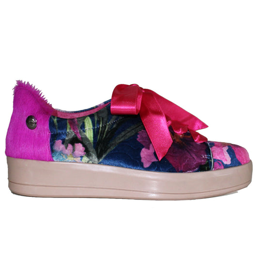 Lux Velvet - Navy sneaker-velvet - Chanii B