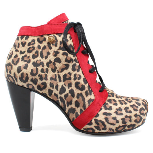 Mon Chou - Leopard and Red