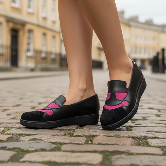 Nips - Black Fuchsia- Slip on sneaker- LAST PAIR 37! - Chanii B