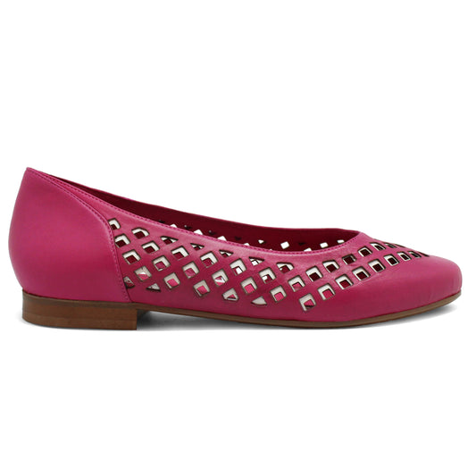 Onyx - Fuchsia/White ballerina Last pairs - Chanii B