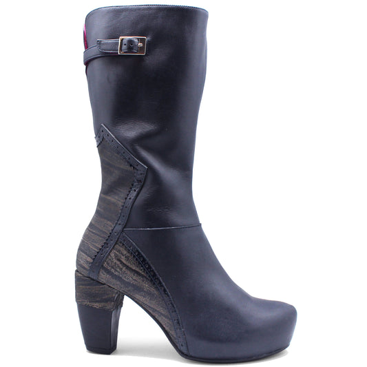 Persimmon - Navy cork boot - Chanii B