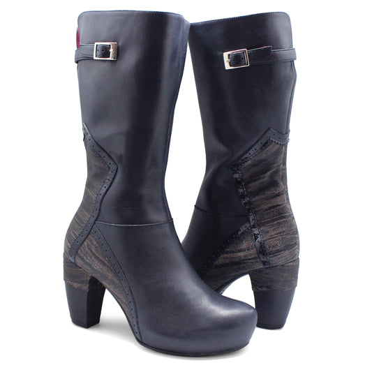 Persimmon - Navy cork boot- Last pair 37
