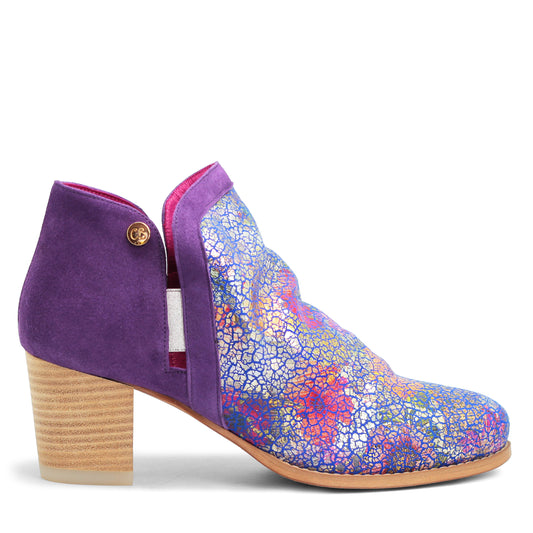 Plume- Purple ankle boot - Chanii B