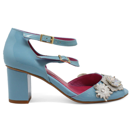 Poppy - Blue Patent - LAST PAIR 37! - Chanii B