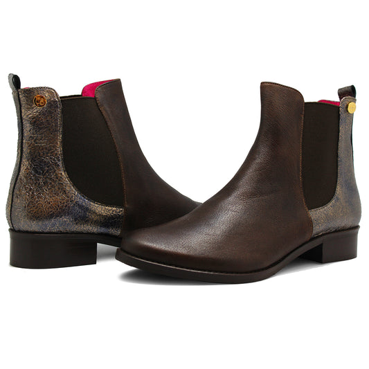 Taille - Brown/Oak Chelsea Boot - Chanii B
