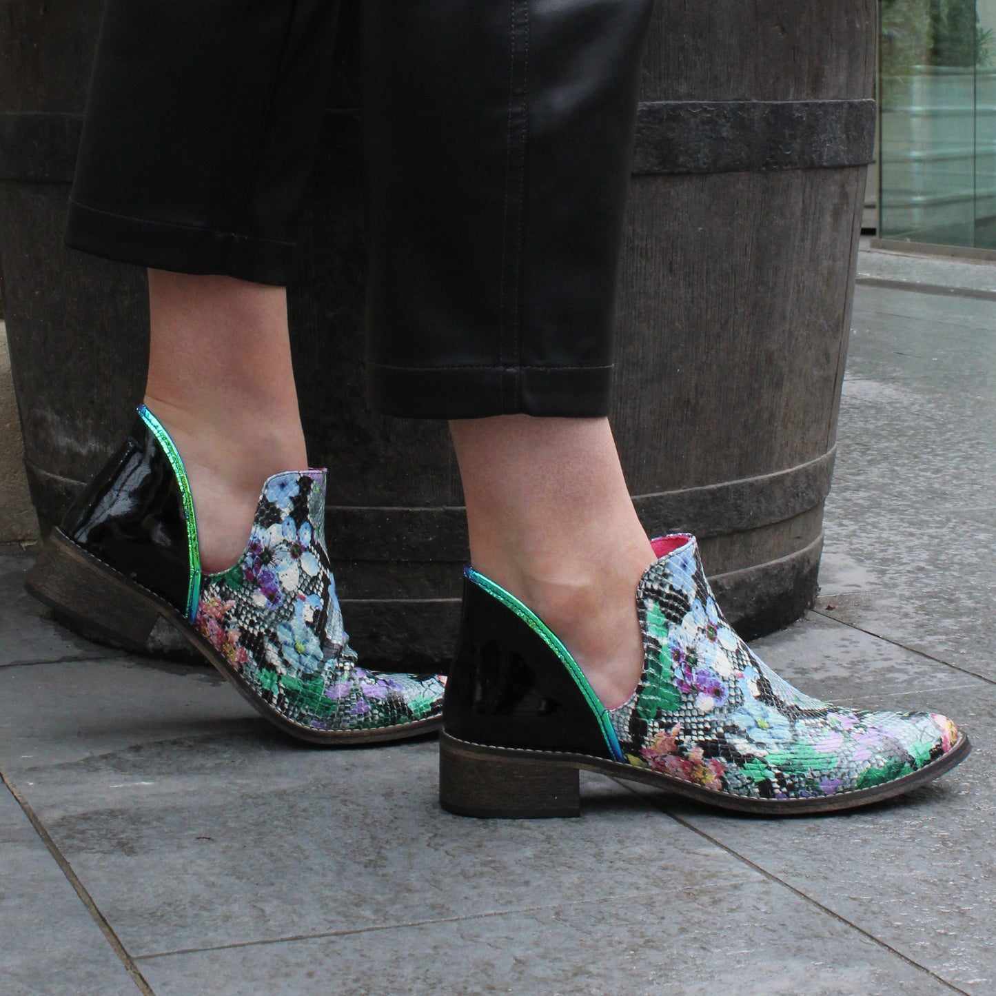 Zippette -Limited edition Black Patent Python - Chanii B