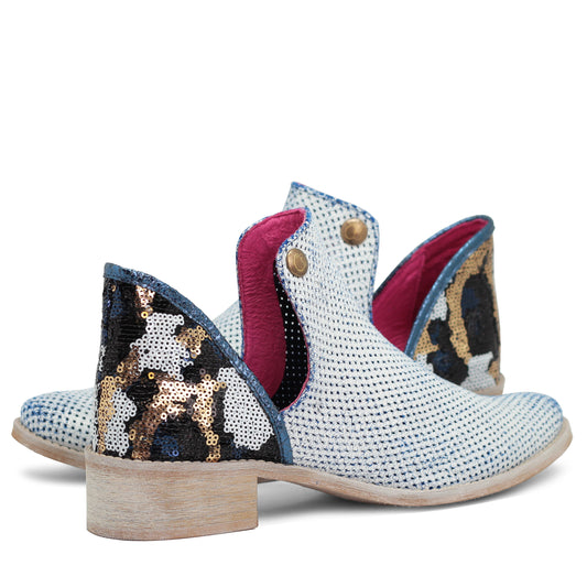 Zippette - White/Blue Crack Camo - Chanii B