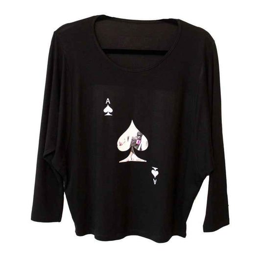 Chanii B Top-ACE OF SPADES